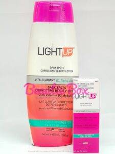 Light up serum and body lotion 2 pc set