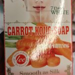 Carrot Kojic Acid Soap Organic And Extra Lightening Smooth And Silk 160 g
