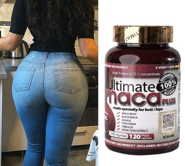 Ultimate Maca Plus Mg Butt Enhancer Pills Capsules Beautie Box