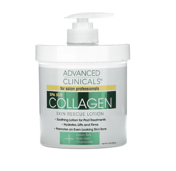Advanced Clinicals Collagen Skin Rescue Lotion 454ml - Beautie Box