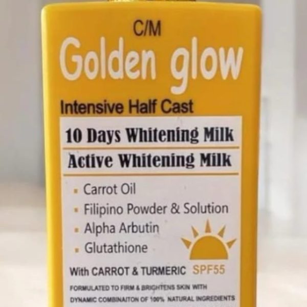 Golden Glow Half Cast Body Milk 500ml Lotion