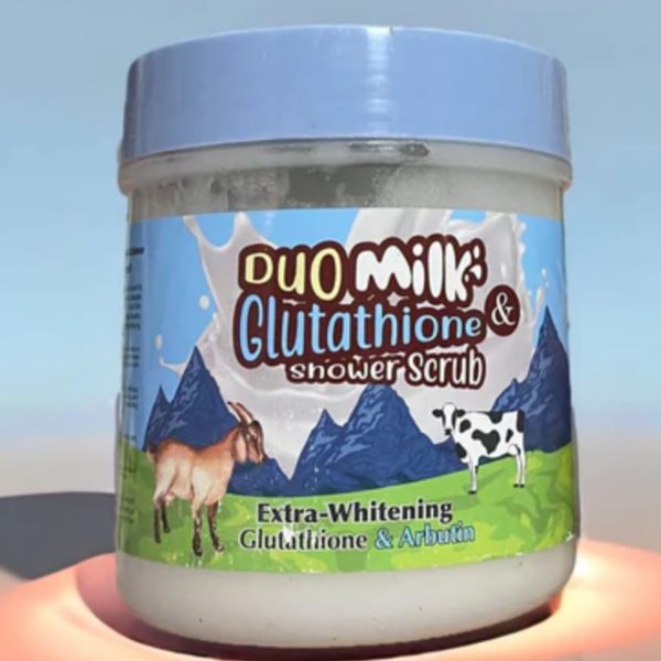 RD Duo Milk And Glutathione  Shower Scrub Extra Whitening
