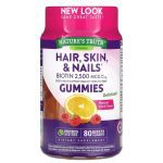 Nature's Truth Hair, Skin & Nails, Natural Fruit, 80 Vegan Gummies