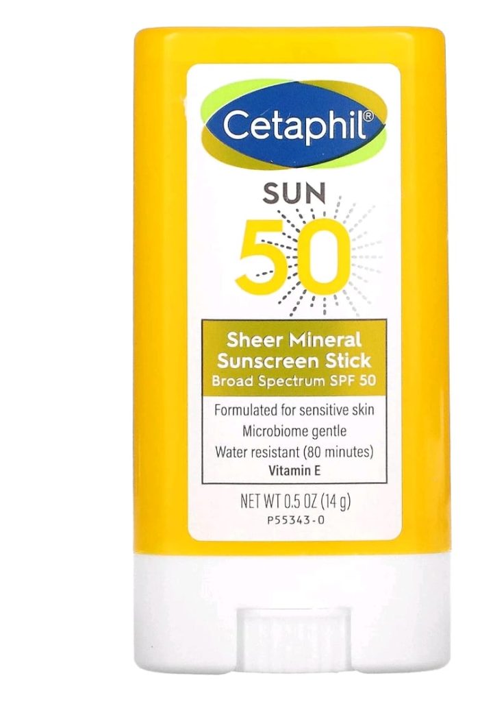 Cetaphil Sheer Mineral Sunscreen Stick Spf 50 0 5 Oz 14 G Beautiebox