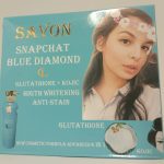 Savon Snapchat Blue Diamond Glutathione and Kojic Soap