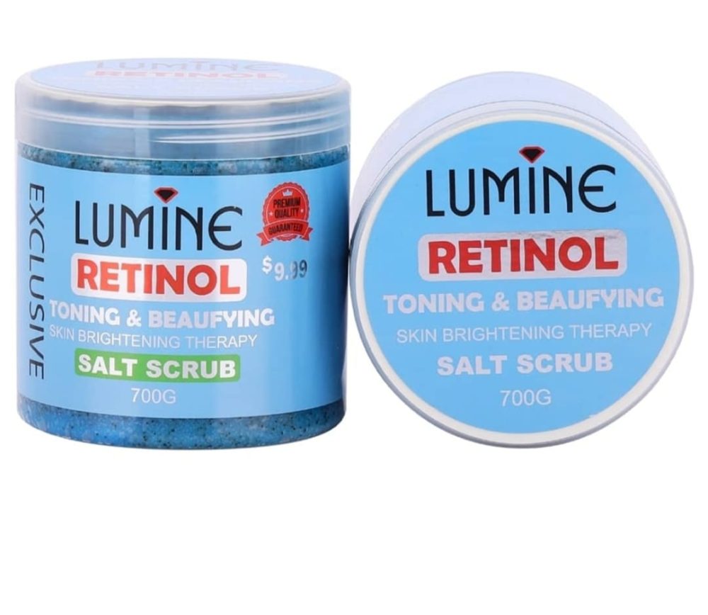 Lumine Retinol Toning and Beaufying Salt Scrub 700g