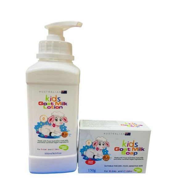 Bubula Baby Australian Kids Goat Milk Lotion and Soap