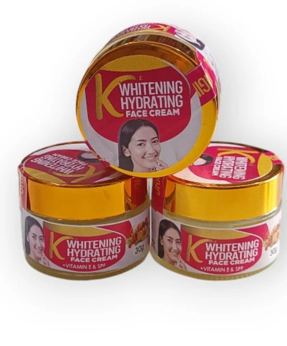 K Whitening Hydrating Face Cream with Vitamin E & SPF (one)