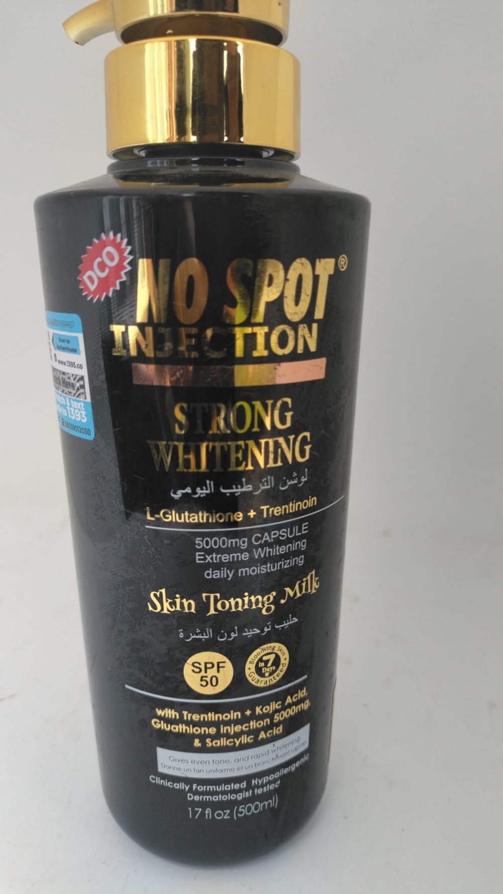 No Spot Injection Whitening Skin Toning Milk - Image 2