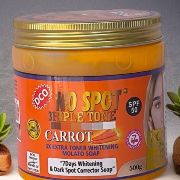 No Spot Carrot Strong Whitening Molato Soap (one)
