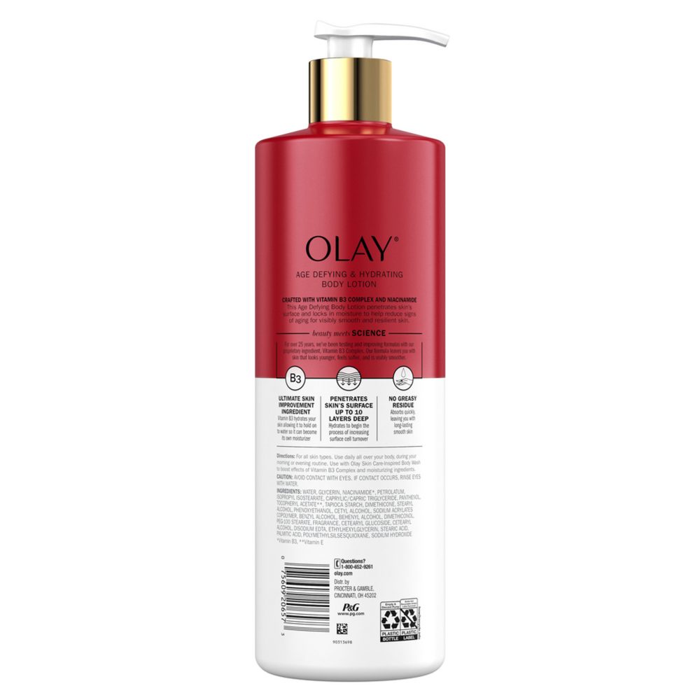 Olay Niacinamide Age Defying Regenerist Body Lotion 502ml - Image 2