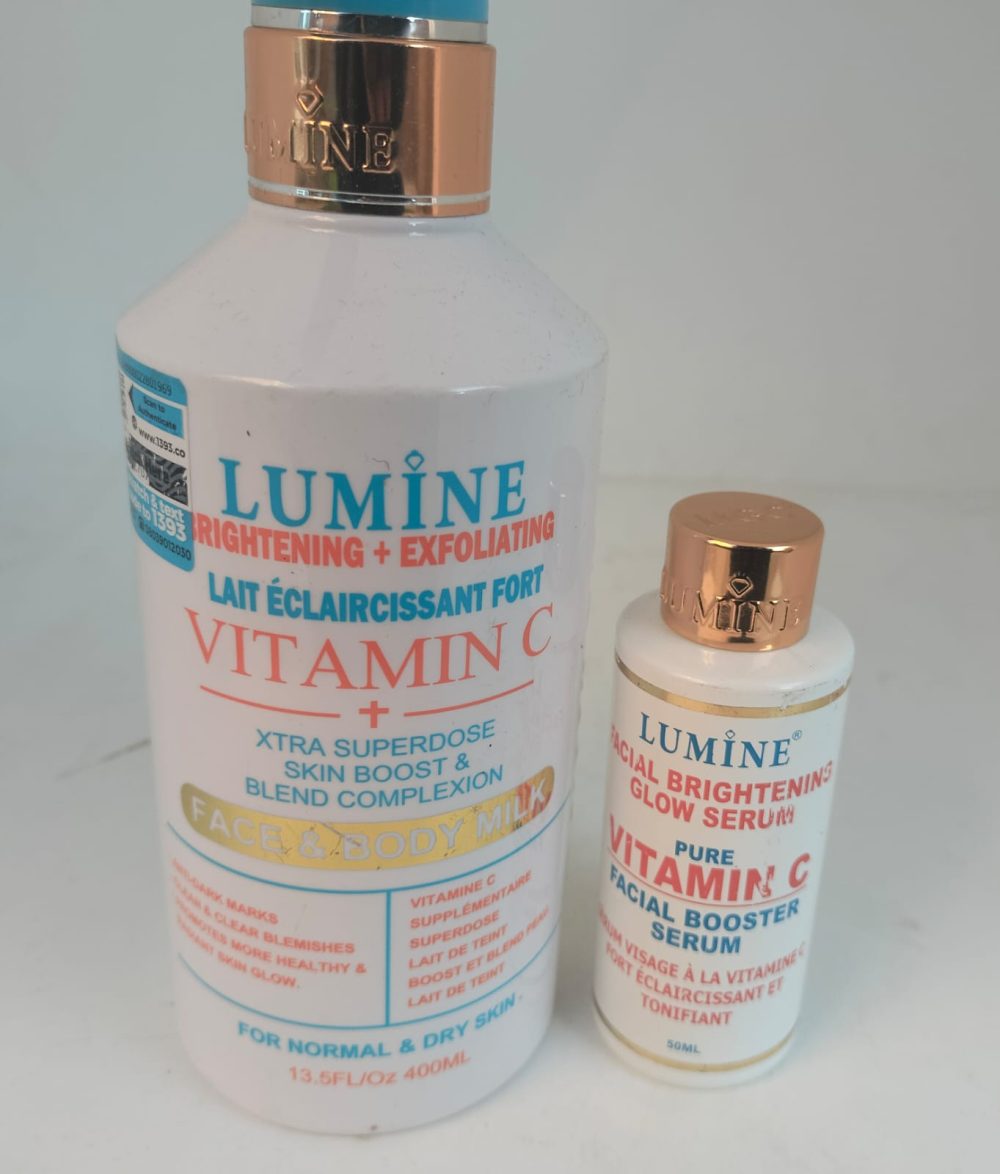 Lumine Vitamin C brightening Body Milk and Serum