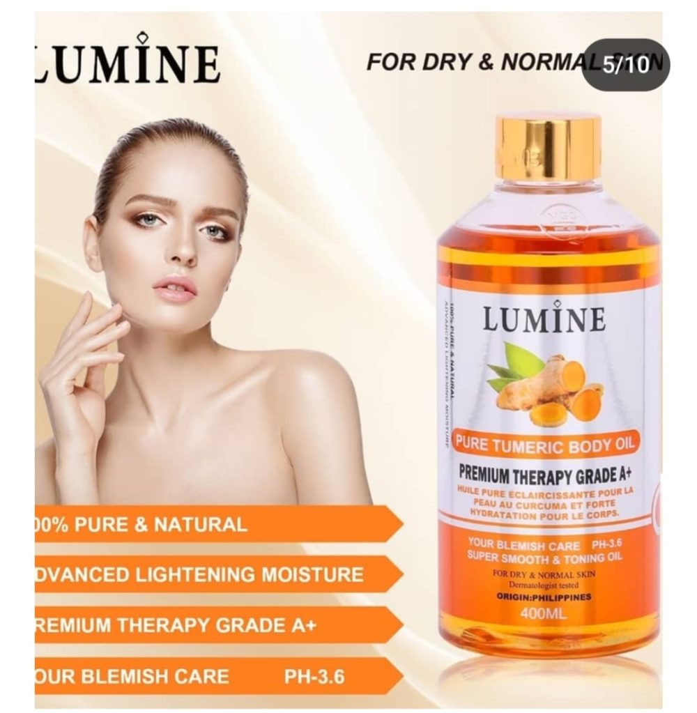 Lumine Pure Tumeric Glowing Oil 300ml