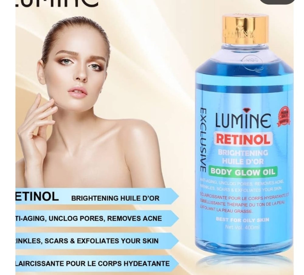 Lumine Retinol Body Glow Oil 400ml