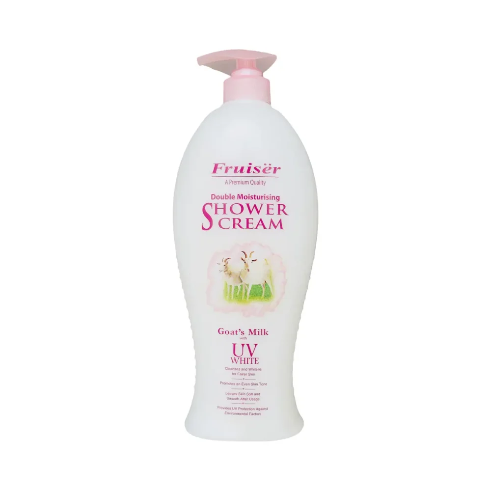 Fruiser Goat’s Milk UV White Shower Cream 1000ml