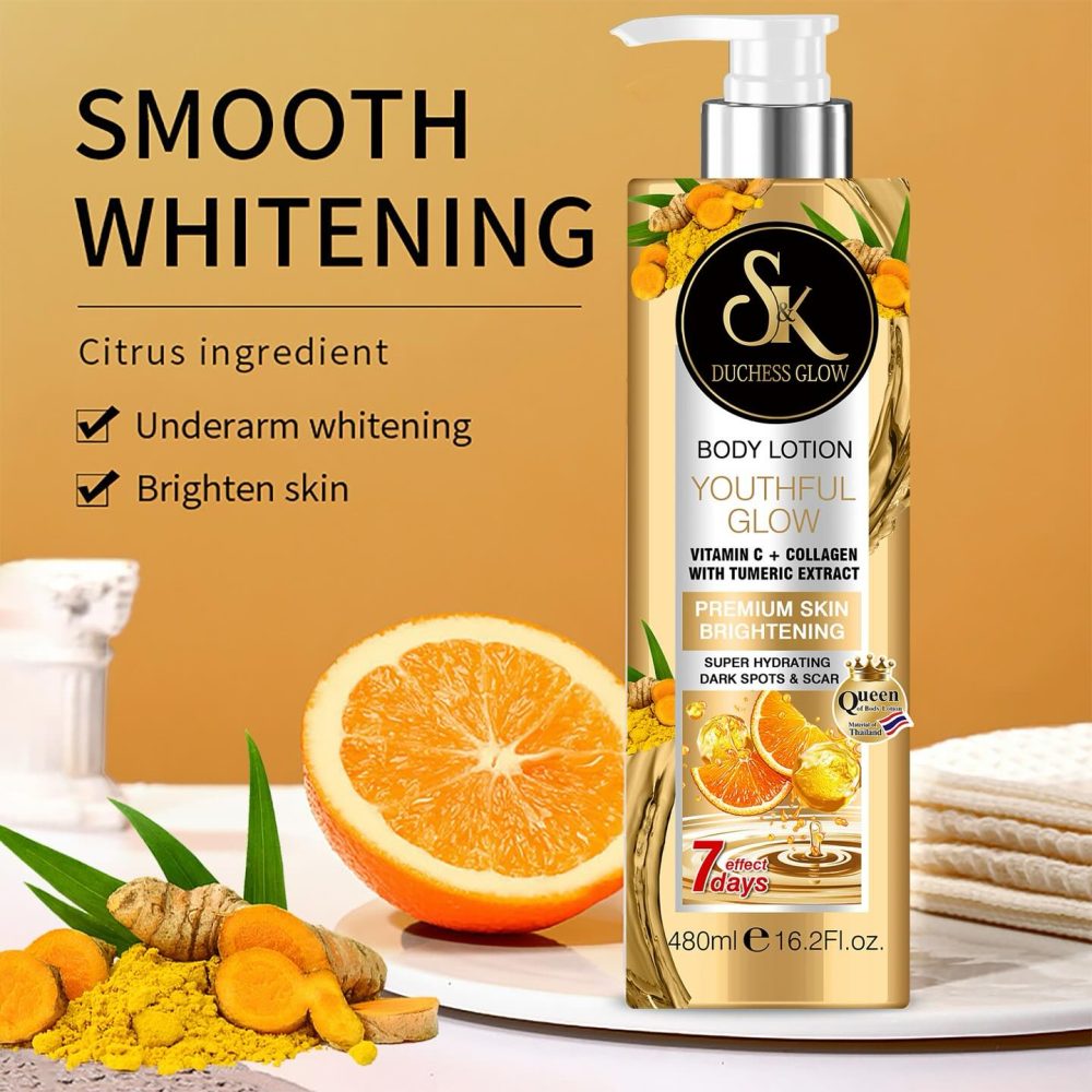 SK Duchess Vitamin C Collagen With Turmeric Extract Body Lotion - Image 2