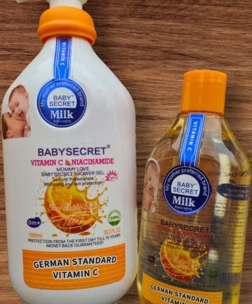 Baby Secret Milk Vitamin C and Niacinamide Shower GeL and Oil