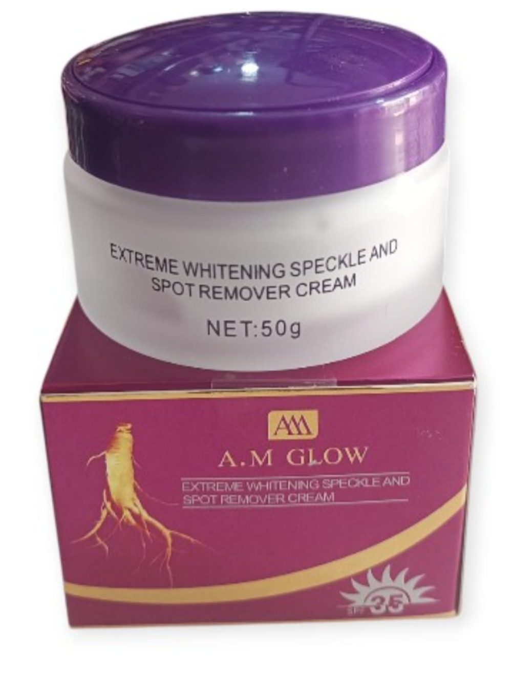 AM Glow Extreme Whitening Speckle And Spot Remover Cream (50g)