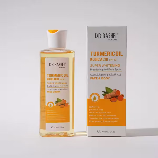 DR RASHEL Moisturizing  Kojic Acid Turmeric Face and Body Oil