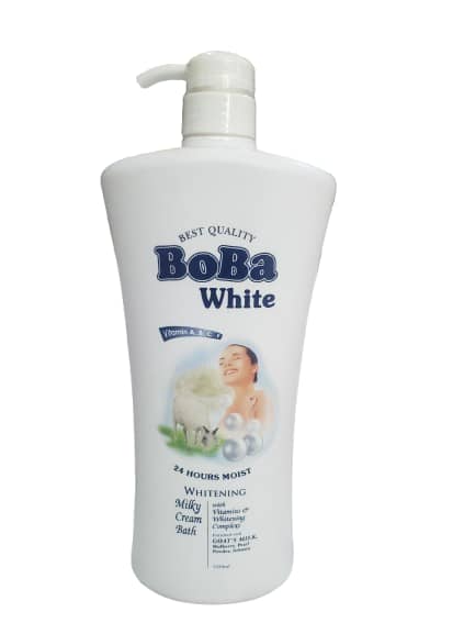 Boba White Whitening Milky Shower Bath Cream 1000ml