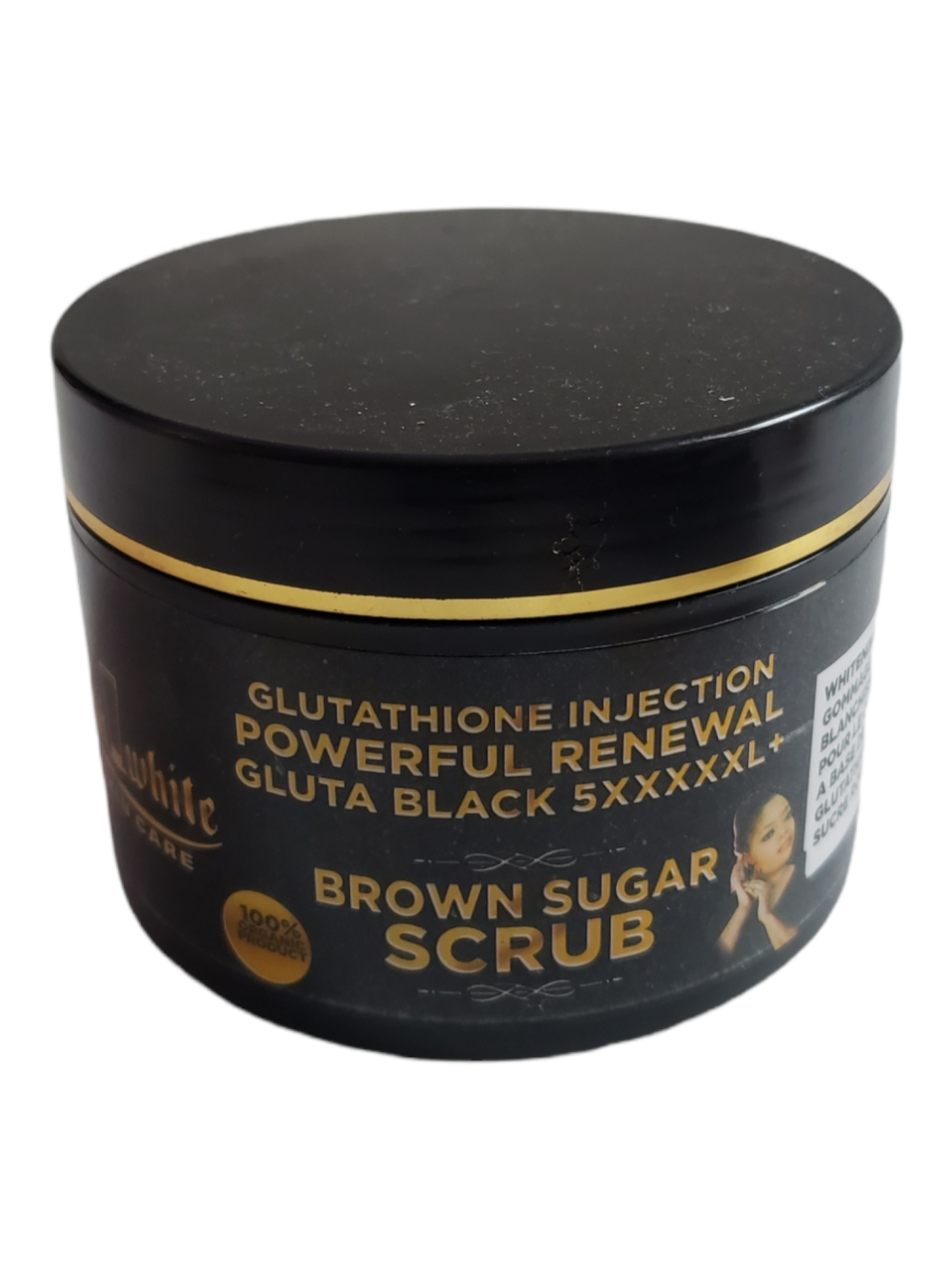 Abebi White Gluta Black Brown Sugar Scrub