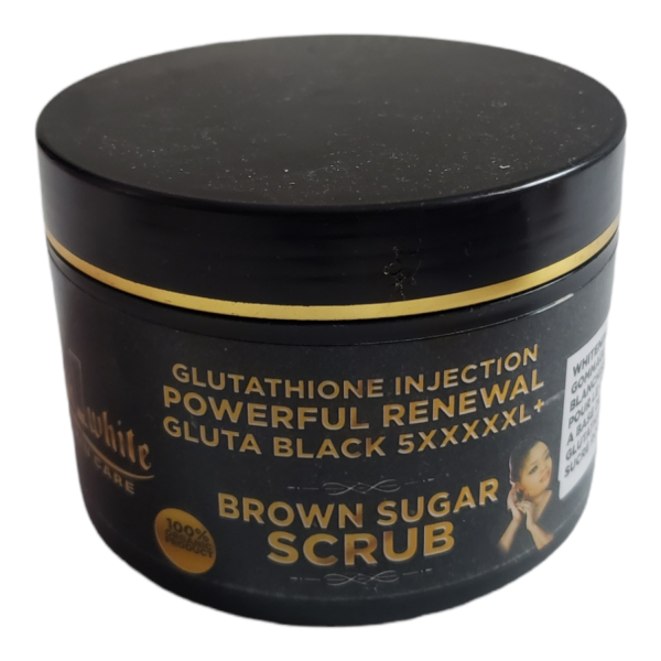 Abebi White Gluta Black Brown Sugar Scrub