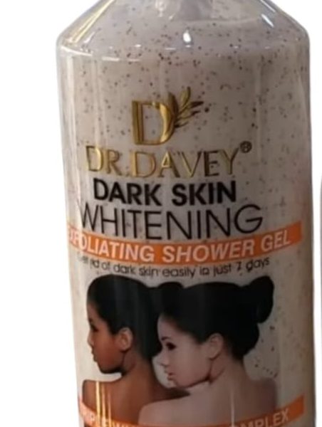 Dr.Davey Dark Skin Brightening Exfoliating Shower Gel.