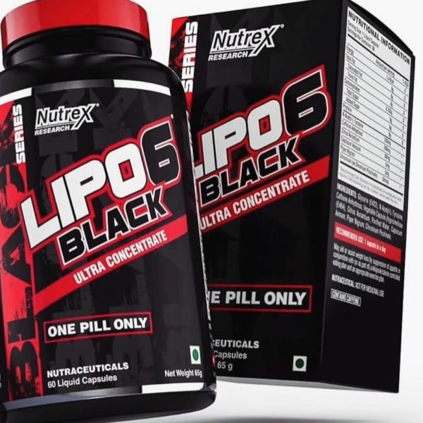 Nutrex Research Lipo 6 Black Ultra Concentrate Diet Supplement Capsules