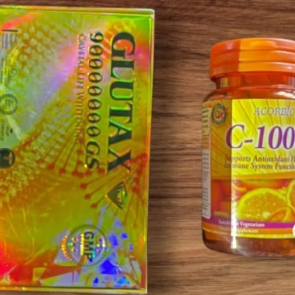 GLUTAXX WHITENING CAPSULES and Ascorbic Vitamin C