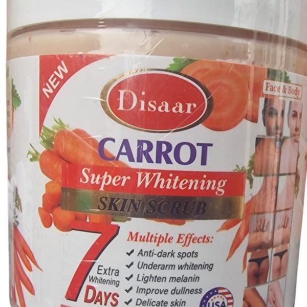 Disaar Carrot Shower Scrub Extra Whitening