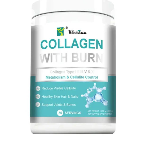 Wins Town Multi-Collagen with Burn Powder (300 grams, 30 servings)