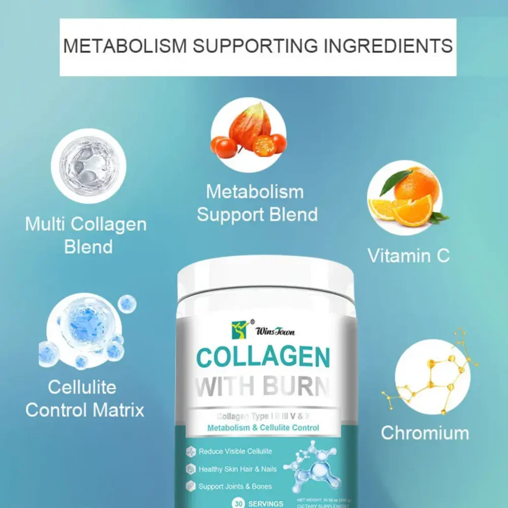 Wins Town Multi-Collagen with Burn Powder (300 grams, 30 servings) - Image 2