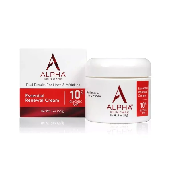 Alpha Skin Care - Essential Renewal Cream, 10% Glycolic AHA)