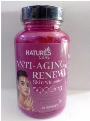 Nature'S Cure Anti-Aging Renew Skin Whitening 5000mg Gummies