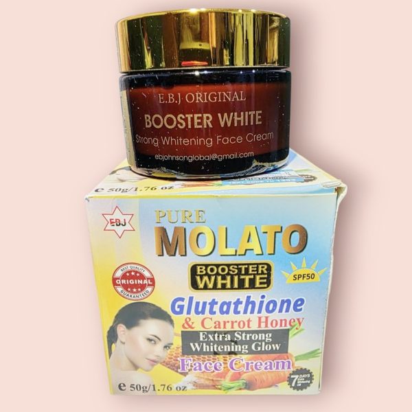 Pure Molato Booster White Glutathione and Carrot Honey Face Cream