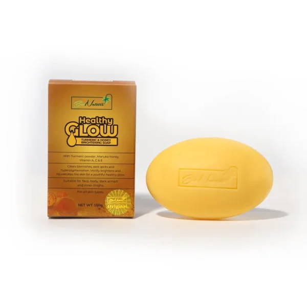 Bionature Healthy Glow Tumeric and Honey Brightening Soap