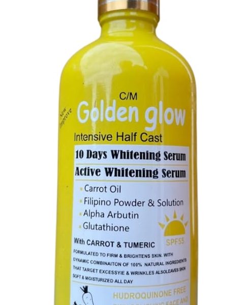 Golden Glow Intensive Halfcast Whitening Serum 100ml