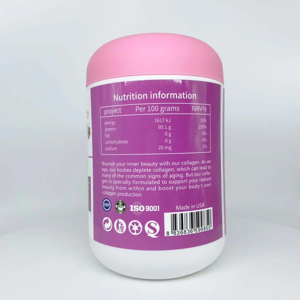 DUOZI Marine Collagen Powder with Biotin, Vitamin C, and Melatonin (508g) - Image 3