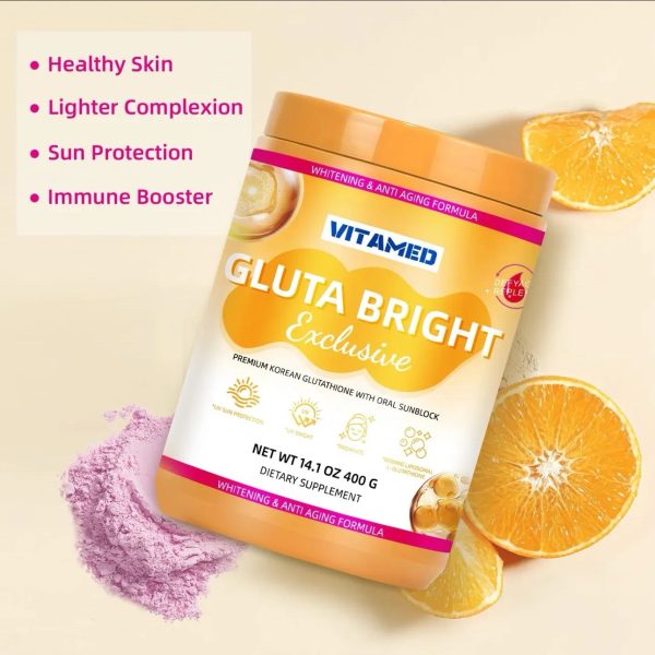 Vitamed Gluta Bright Exclusive Whitening & Anti-aging (glutathione & Sunblock)