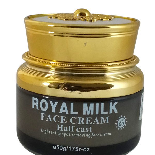 ROYAL MILK FACE CREAM HALF CAST SPF 50 LIGHTENING SPOT CREAM