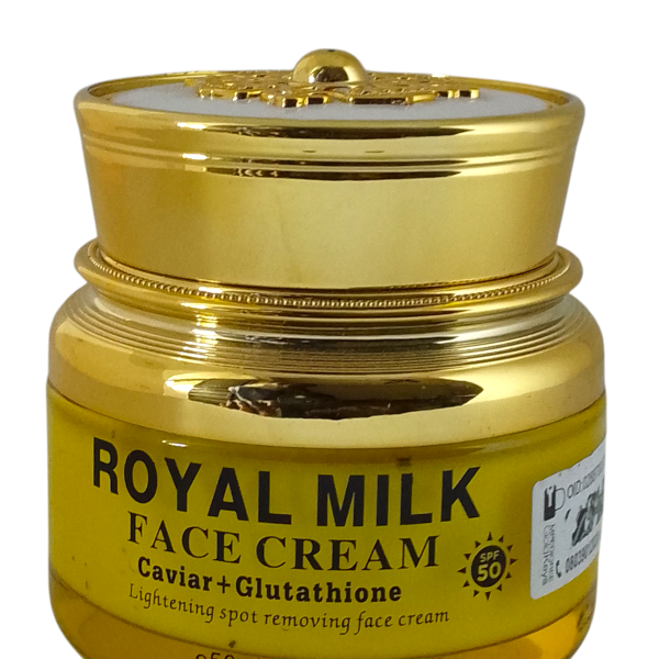 ROYAL MILK LIGHTENING SPOT FACE CREAM WITH CAVIAR, GLUTATHIONE AND SPF 50