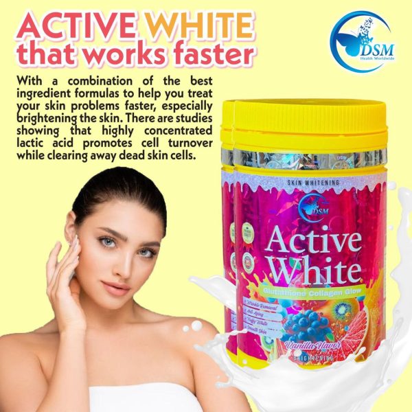 Buy DSM Active White Glutathione Collagen Glow - Beautiebox