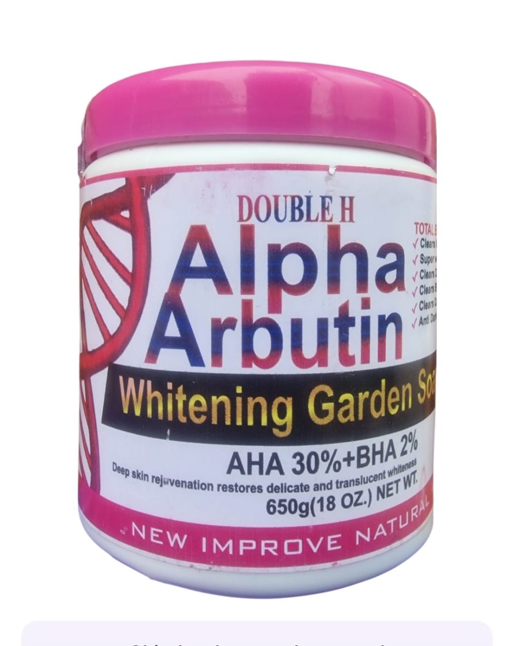 Alpha Arbutin Whitening Black Soap