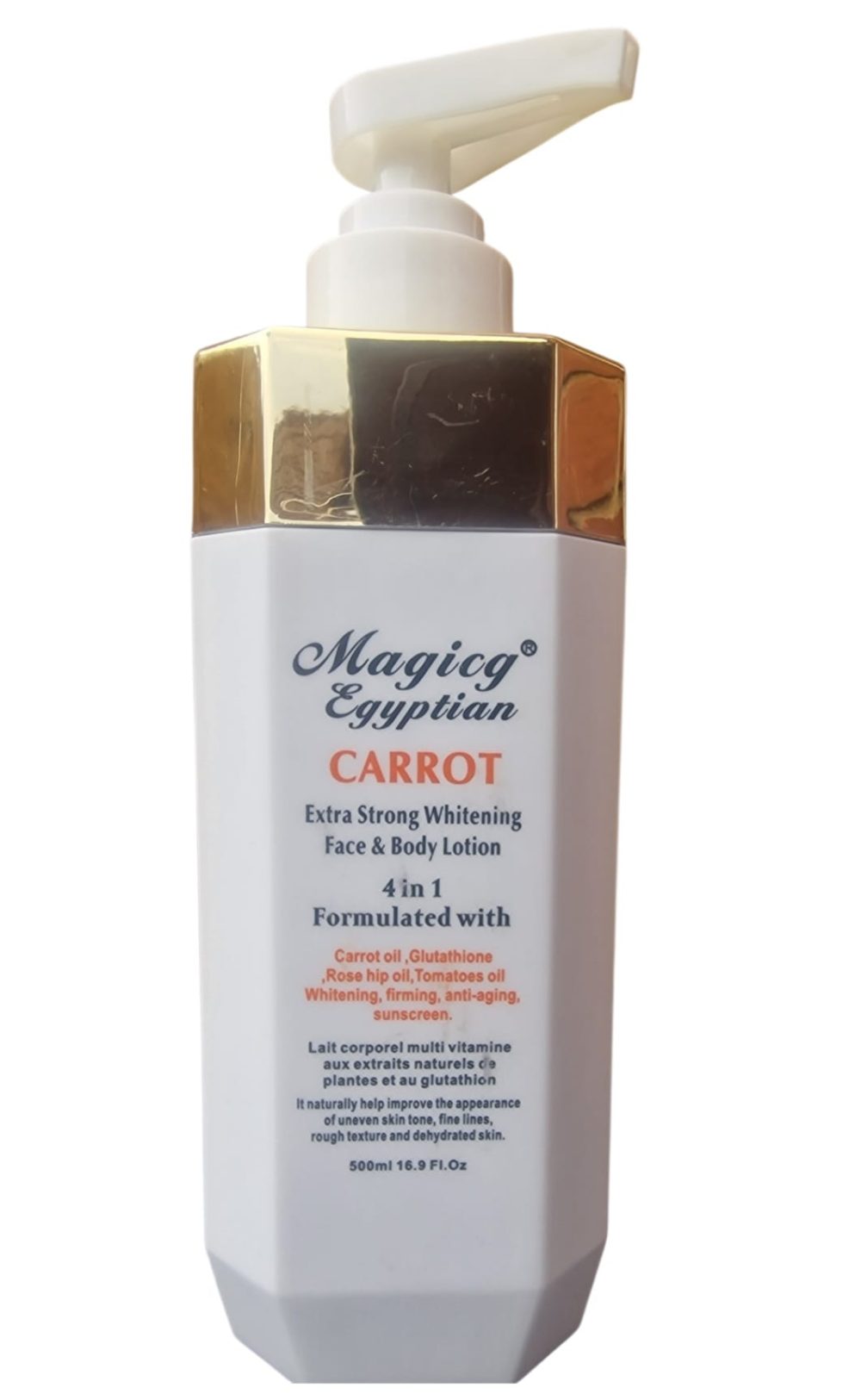 Magic Egyptian Carrot Glutathione Lotion - 500ml