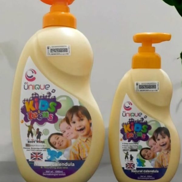 Unique Kids And Teens Brightening Lotion 500ml+ Shower Gel 1000ml Set