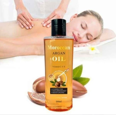 MOROCCAN ARGAN OIL WITH VITAMIN C AND E