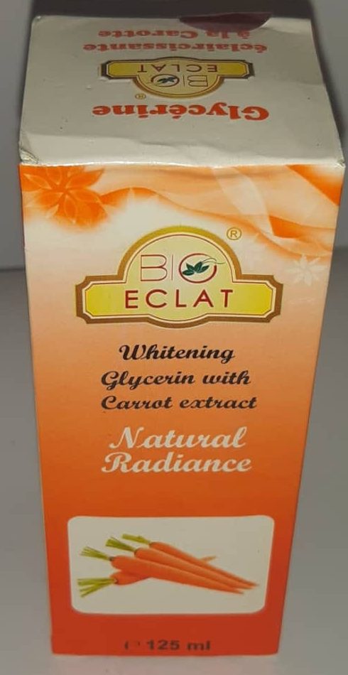Bio Eclat Organic Lightening glycerin with organic carrot Oil