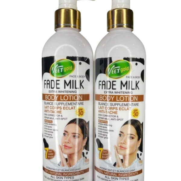 VEET GOLD FADE MILK EXTRA WHITENING LOTION WITH SPF 30 (one)