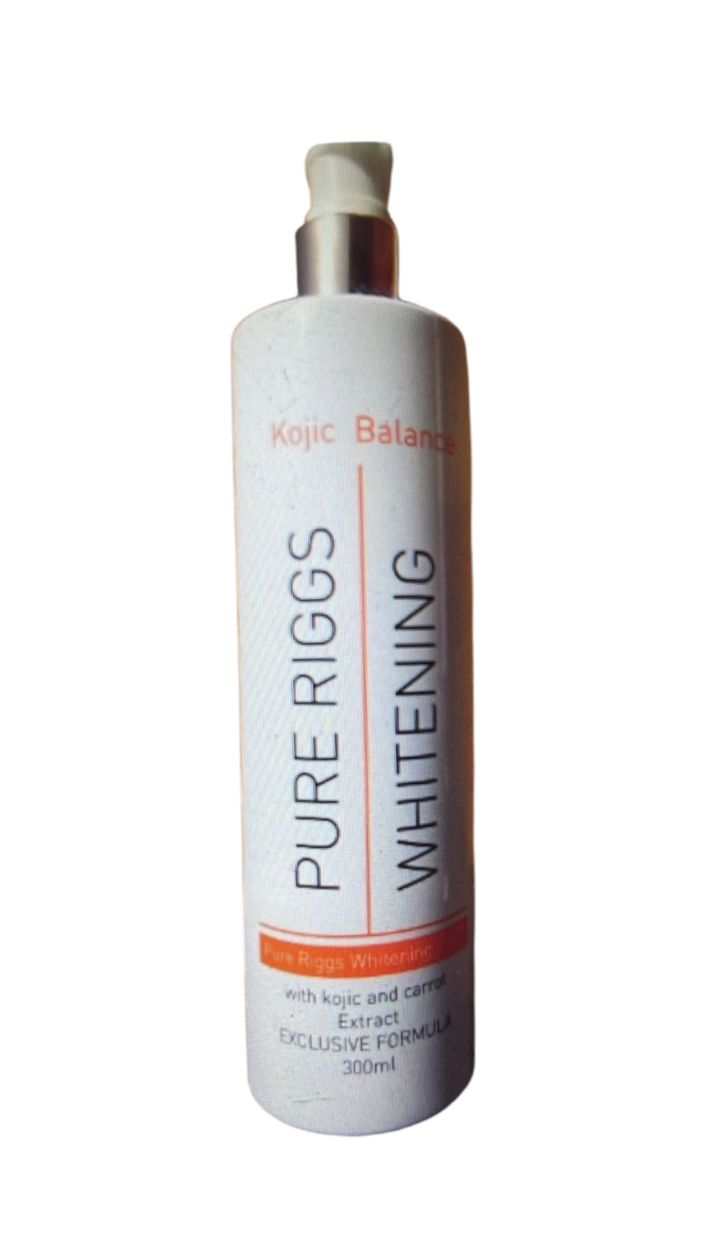 PURE RIGGS WHITENING LOTION WITH KOJIC AND CARROT EXTRACT 300ml