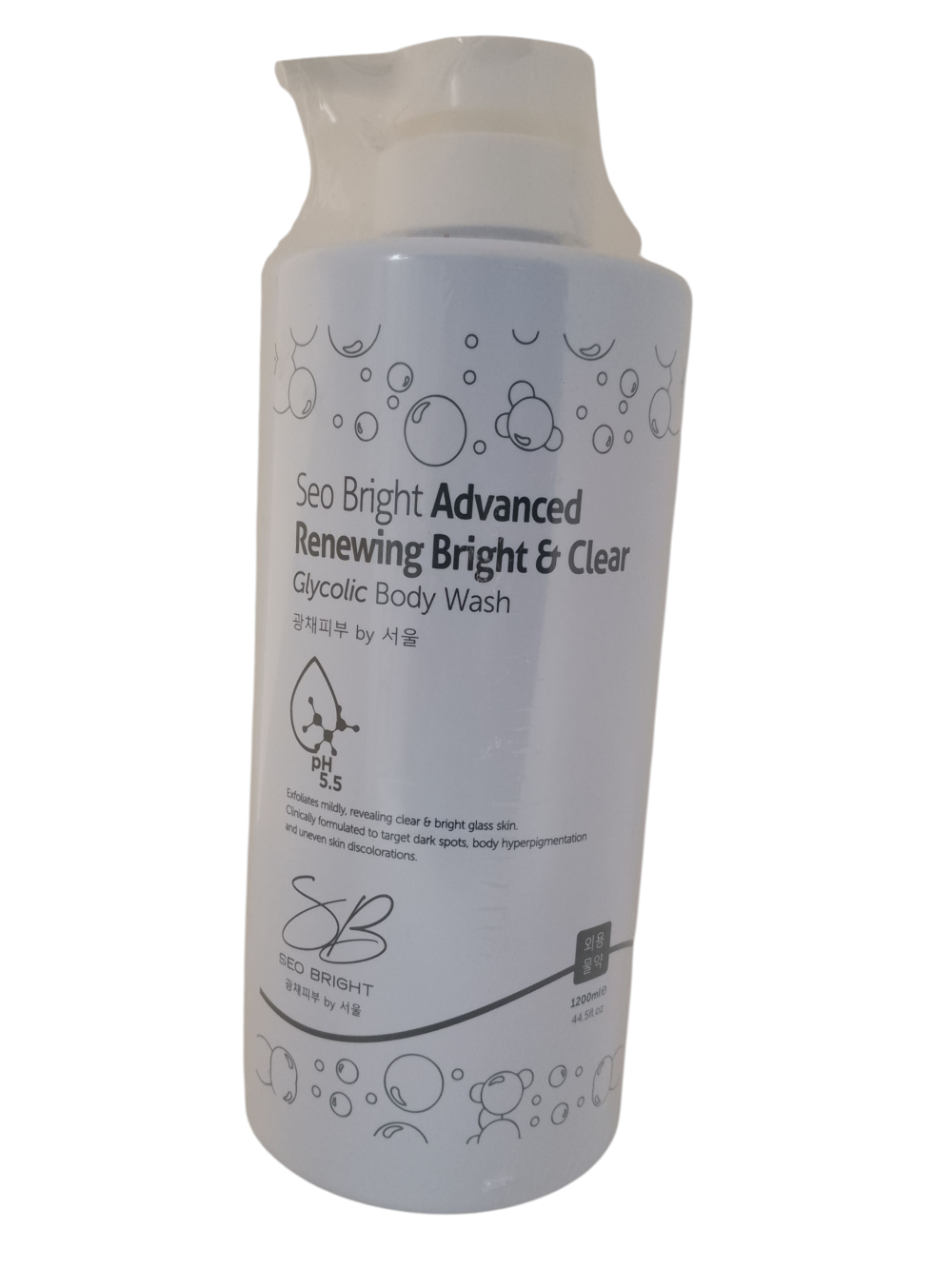SEO BRIGHT ADVANCED RENEWING BRIGHT AND CLEAR GLYCOLIC BODY WASH